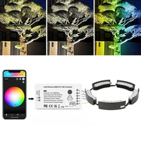 18W RGB Palmenbaum-Umarmungsleuchte mit Intelligenter Steuerung IP65 Wasserdicht Energiesparende LED für Feiertagslandschaftsbeleuchtung