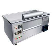 Table de barbecue électrique en acier inoxydable de style japonais Dezoton pour restaurant, traiteur, buffet, cuisine commerciale