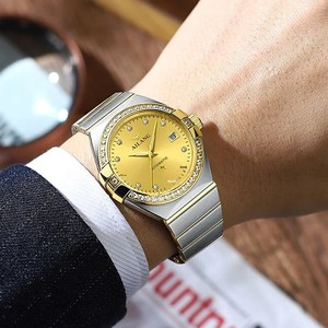 Montre mécanique automatique de <span class=keywords><strong>luxe</strong></span> pour <span class=keywords><strong>homme</strong></span> AILANG avec lunette sertie de diamants, cadran analogique en acier inoxydable, <span class=keywords><strong>Black</strong></span> <span class=keywords><strong>Friday</strong></span> 2026 - Product Image 1