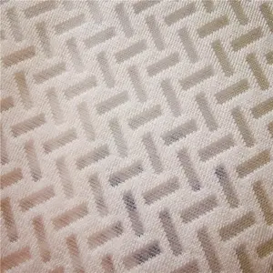 Tela de malla de sándwich reciclada OEM Herringbone Jacquard 3D Air Spacer para colchón