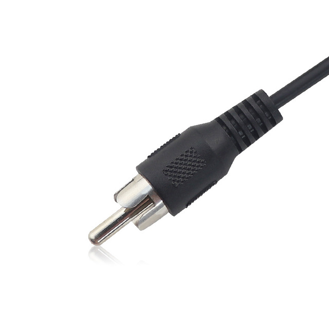 RCA Male to Soldered RCA Female Audio Cable Single-Head Speaker Connection 1m Pure Copper