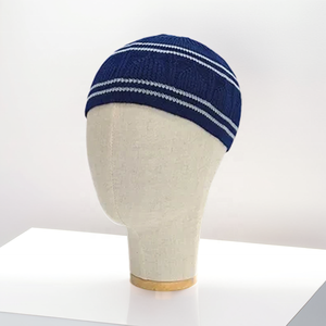Chapeau de prière musulman pour hommes, style personnalisé, ajustable, 100% polyester, usage quotidien, bonnet arabe, design multicolore avec fils - Product Image 6