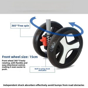 <span class=keywords><strong>2026</strong></span> आउटडोर पालतू बिल्ली कुत्ते स्टलर के साथ कप धारक कुत्ते पालतू जानवर ट्रॉली कुत्ते वाहक के साथ तीन पहियों के साथ - Product Image 4