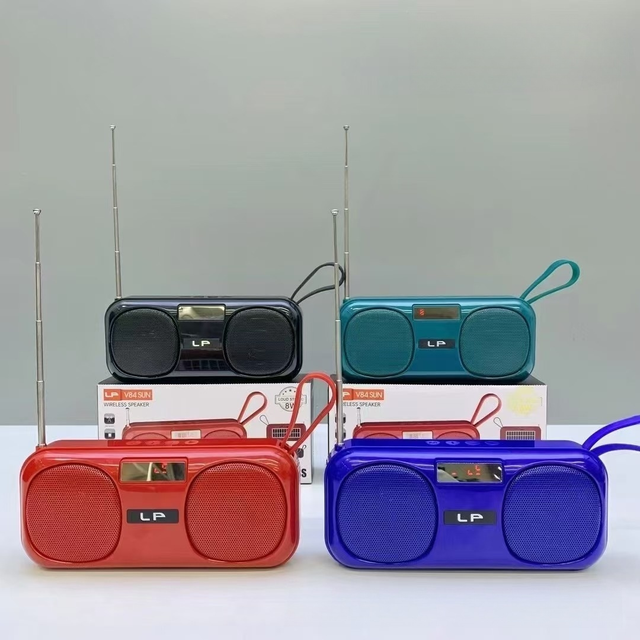New Sun Solar for 5.3 Speaker 5W Portable Outdoor Satchel Card Radio with Built-in Mic & Phone Function