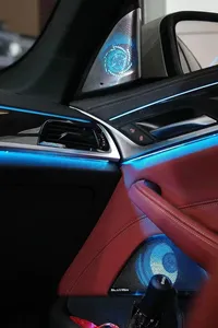 ชุดตกแต่งภายในรถยนต์ BMW ซีรีส์ 5 รุ่น G30 G38 ชุดหรูหรา ลำโพงเรืองแสง ไฟ Ambient Light สแตนเลส ABS 12V อุปกรณ์ตกแต่งภายในรถยนต์ - Product Image 2