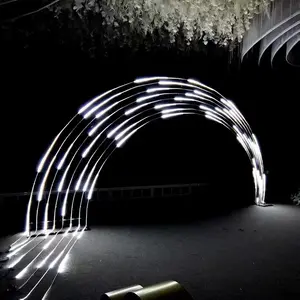 3d casamento arco arco floral arco meteoro céu estrelado grande cortina de pano de fundo para venda para eventos de casamento