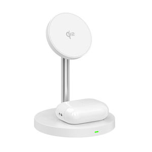 <span class=keywords><strong>Chargeur</strong></span> sans fil magnétique 2-en-1 15W certifié MFi pour <span class=keywords><strong>iPhone</strong></span>, AirPods et <span class=keywords><strong>Apple</strong></span> Watch - Product Image 3
