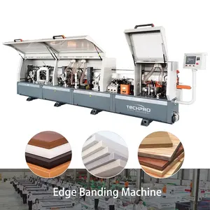 Máquina de bordar automática de fitas de PVC MDF para carpintaria em promoção para fazer portas de armários de cozinha