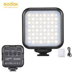Godox litemons led6bi Sạc LED máy ảnh ánh sáng 3200K-6500K video ánh sáng CRI 95 + 13 FX hiệu ứng ánh sáng chụp ảnh - Product Image 1