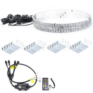 Lumières de roue RGB Zsoul de 15,5 pouces avec télécommande et application pour l'éclairage des jantes de voiture - Product Image 3