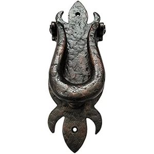 Coshik Exports - Timbre de Puerta de Hierro Fundido Antiguo, Bronce Envejecido, Diseño Tradicional, Herraje de Puerta Duradero, Instalación con Tornillos - Product Image 4
