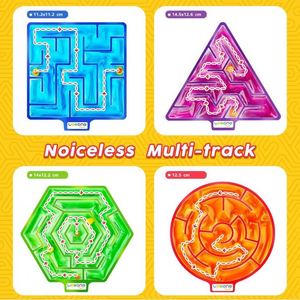 Adult Office Noiseless Maze Decompression Toy Portable Multi-track Bead Fidget Toy <b>Desk</b> Anti-Anxiety Stress Relief Toy - Product Image 2
