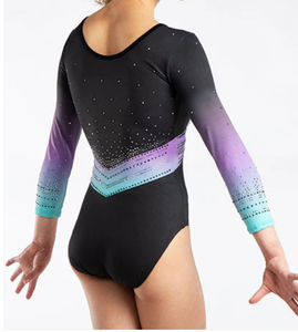 Justaucorps <span class=keywords><strong>de</strong></span> <span class=keywords><strong>gymnastique</strong></span> en Nylon Spandex pour fille <span class=keywords><strong>de</strong></span> haute qualité avec accessoire en strass pour tenue d'entraînement <span class=keywords><strong>de</strong></span> performance <span class=keywords><strong>de</strong></span> ballet - Product Image 2