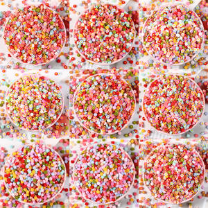 Color superventas resina trementina 6mm Pastoral fresco Diy Nail Art ornamento Material teléfono móvil funda decoración Accesorios - Product Image 1