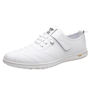 Zapatos Casuales Blancos Stx con Punta Redonda, de Cuero Vacuno, Estilo Slip-On Antideslizante para Caminar - Product Image 5