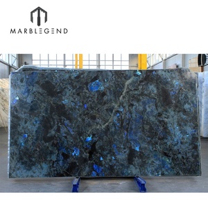 Granite bleu lémurien rare et luxueux pour plan de travail - Product Image 5