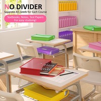 Pochette de rangement A4 transparente et étanche avec bouton-pression personnalisable pour documents, contrats, reçus, idéale pour le bureau, l'école, les salons professionnels et les conférences