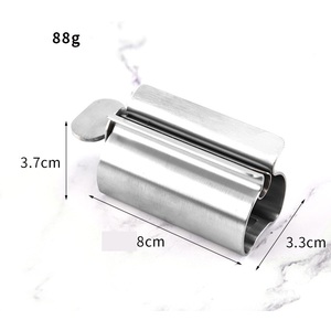 Automatic Toothpaste Dispenser Toothbrush Holder Wall Mounted Toothpaste Squeezer <b>Rolling</b> Tube Squeezer Bathroom Accessories Set - Product Image 3