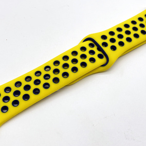 Correa IVANHOE para IWatch Band 7 8 9 10 41 45 40 44 46 42mm Pulsera deportiva transpirable de silicona IWatch Serie 8 7 SE 6 5 3 <span class=keywords><strong>Ultra</strong></span> 49 - Product Image 5