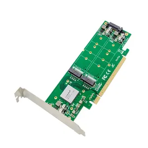 PCIe x16 ASM2824 에서 4 포트 M.<span class=keywords><strong>2</strong></span> NVMe SSD 어댑터 확장 카드 쿼드 mkey nvme pci-e 변환기로 - Product Image 5
