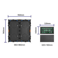 Pantalla LED para Exteriores P8, 5000cd de Alto Brillo, Pantalla de Video Publicitaria de Gran Formato para Cine