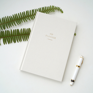 Tùy chỉnh A5 in vải linen ràng buộc bìa cứng kế hoạch cổ điển Tạp Chí in nhật ký máy tính xách tay - Product Image 5