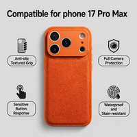 Étui pour iPhone 18 en cuir PU avec motif animal et finition mate, coque de protection antichoc pour téléphones mobiles