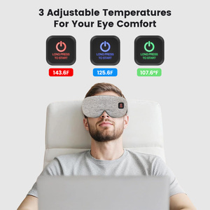 Máscara Térmica Inalámbrica para Ojos, Compresa Caliente Recargable para Ojos Secos, Alivia la Fatiga Ocular, Máscara Eléctrica USB para Dormir y Viajar - Product Image 3