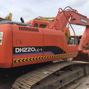รถขุด Doosan DH220 มือสอง ผลิตในญี่ปุ่น ปี 2015 น้ำหนักใช้งาน 22 ตัน บุ้งกี๋ขนาด 0.8 ลูกบาศก์เมตร เครื่องยนต์และปั๊มกำลัง 105 กิโลวัตต์ - Product Image 1