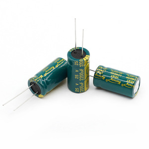 Aluminum Electrolytic Capacitors 2200UF 25V 13x25mm Through Hole For Electrical Appliances REACH Certified - Product Image 2