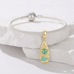 Colgante de Aleación de Zinc Chapado en Oro de 18K con Diseño de Ballena y Estrella Esmaltada, Estilo Vintage Unisex, Encanto 'Anchor Deep Your Soul' - Product Image 3