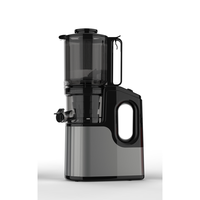 Plastic elektrische slowjuicer met sapresten-scheiding, originele sapmachine, volautomatisch voor huishoudelijk gebruik, geschikt voor buitengebruik en gebruik in campers.