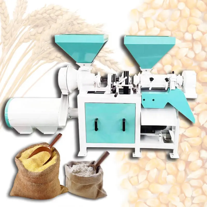 500 kg/std Maismehl-Fräsmaschine | Elektrische Maisstärke-Maschine | Home Corn Grits Mehl mühle Verarbeitung maschine