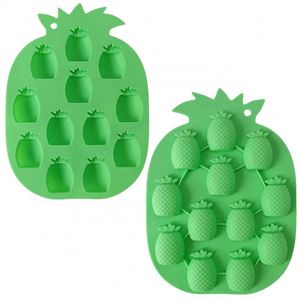 Moldes de silicona reutilizables para cubitos de hielo con forma de piña, ahorradores de espacio en el congelador, sin BPA, para fiestas y diversión de verano - Product Image 3