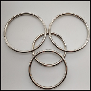 Metal <b>Ring</b> Circular Iron <b>Ring</b> For Clothing Bags Shoes Handicrafts Detachable <b>Binder</b> Clips - Product Image 5