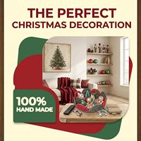 Plateau de rangement de Noël pour bureau, panier en corde de papier naturel tressé fait main avec poignée, idéal pour les fêtes, le salon, la décoration intérieure