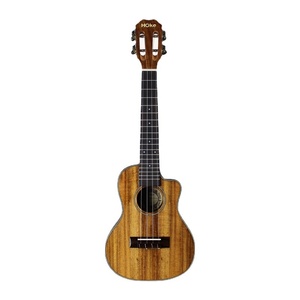 HOKE T1C/T1T 23/26 Inch Top Solid Hawaiian Koa Tenor Four-String <strong>Ukulele</strong> - Product Image 4