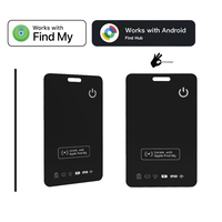 Dompet Pintar Ultra Tipis 1.7mm Tahan Air Sistem Ganda IOS Find My dan Android Find Hub Aplikasi Gratis Global Anti Hilang Pelacak GPS Kartu