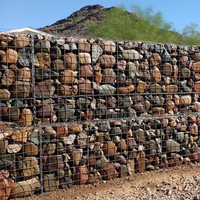 Cage de gabion soudée personnalisée Filet de clôture gabin paysage