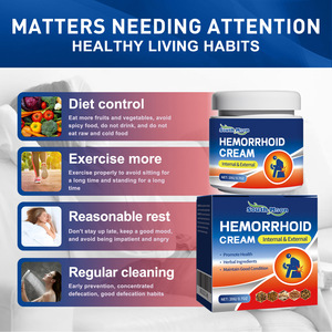 Krim Wasir South Moon Bahan Alami Warna Putih/Merah Memperbaiki Area Anal Benda Berbentuk Bola Daging Internal Eksternal Campuran - Product Image 3