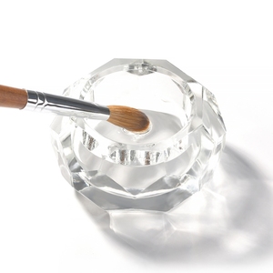 Godet en verre irisé en forme de diamant avec couvercle anti-fuite, pour poudre liquide acrylique, idéal pour salon de manucure - Product Image 6