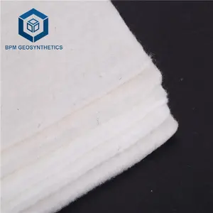 150g 300g PP geotextil no tejido aguja perforada poliéster PET no tejido Geo textil para construcción de carreteras