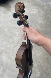 Violon d'étudiant 4/4 en gros avec étui, archet et colophane offerts, table en épicéa semi-solide pour étudiants à petit budget - Product Image 2