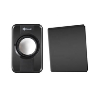 Kisoli S-444 Speaker Mini Portabel Profesional untuk Audio Rumah HiFi, USB Berkabel, 2.0 Channel, Speaker Komputer untuk Gaming