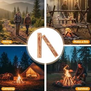 Baiyuheng 100% Natuurlijke Fatwood Stick Vuurjager Rijk Hars Vuur Starter Hout Voor Outdoor Camping Bushcraft Survival - Product Image 6