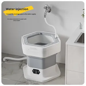 Lavadora Portátil Semiautomática de 8L, <span class=keywords><strong>Mini</strong></span> Lavadora Doméstica para Ropa de Bebé, Ropa Interior y Calcetines - Product Image 3