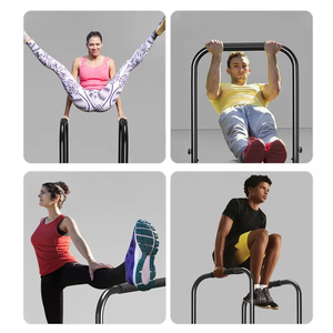 Barres parallèles horizontales réglables, équipement de gym commercial d'intérieur pour l'entraînement de force et la calisthénie - Product Image 5