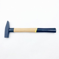Marteau de machiniste professionnel 300g de type allemand, acier forgé, poignée profilée en bois de hêtre, qualité industrielle, personnalisable OEM
