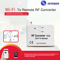 Convertidor WIFI RF de Frecuencia Amplia INTEGER INT-156 (240~930Mhz) con Funciones de Codificación Variable, Aprendizaje y Código Fijo, Alcance de 100m para Dispositivos Android/iOS