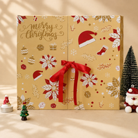 Kotak Natal untuk Kemasan Hadiah dengan logo Kotak Kemasan Produk Mewah